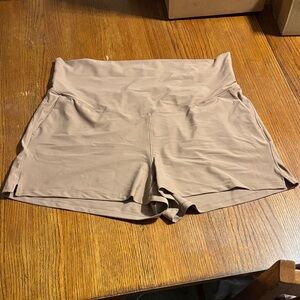 Old Navy High Waist Women's Shorts - Tan
